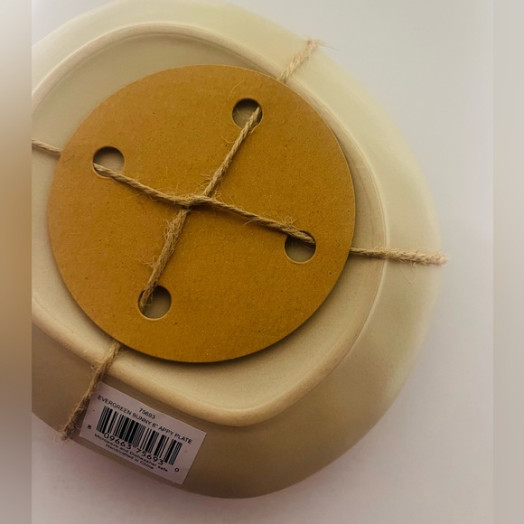 Spring Beige Multi-Color Rabbit Spring,6” Easter Dessert/Appetizer Plates NWT - Picture 5 of 14